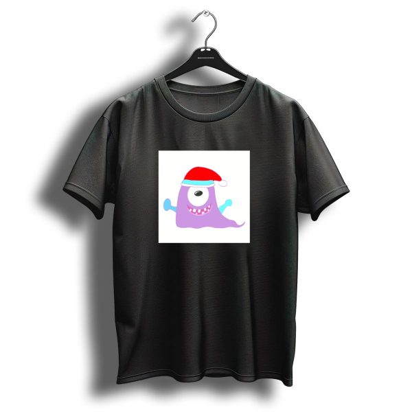 Cute Gel Monster In Christmas Hat T Shirt 1 t shirt 1