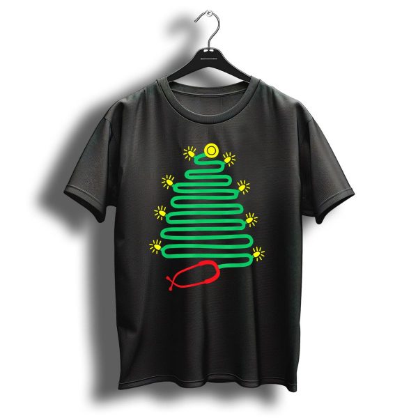 Cute Nurse Christmas Tree Stethoscope Holiday Lights T Shirt 1 t shirt 1
