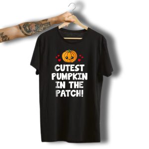 Cutest Pumpkin In The Patch Funny Kids Halloween Costume T-Shirt