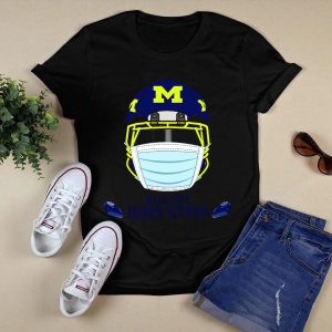 Dh 67 Michigan Wolverines M Helmet Wash Your Damn Hands T-Shirt