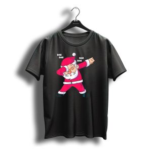 Dab Dab Dab Christmas Dabbing Santa Fun T-Shirt