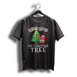 Dabbing Around The Christmas Tree Santa Dab Claus T-Shirt