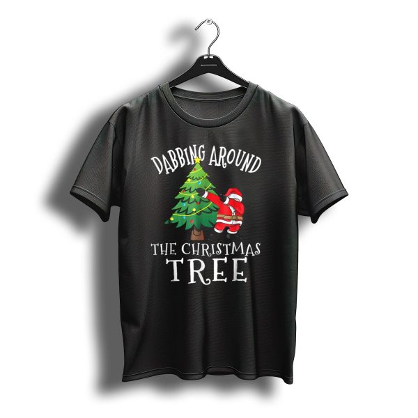 Dabbing Around The Christmas Tree Santa Dab Claus T Shirt t shirt 1