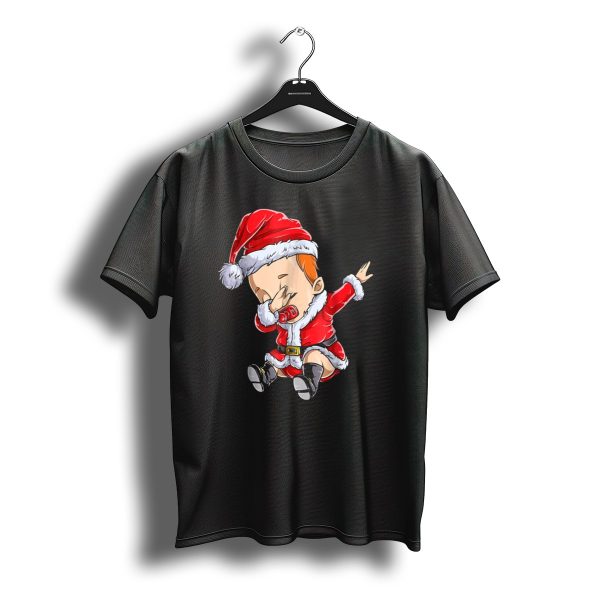 Dabbing Baby Santa Christmas Fun T Shirt t shirt 1