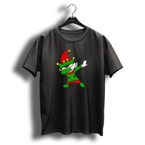 Dabbing Christmas Elf Dab Dance Festive Elves T-Shirt