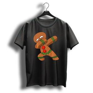 Dabbing Gingerbread Man Funny Christmas Cookie Dance T-Shirt
