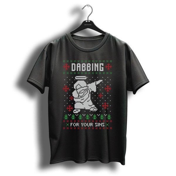 Dabbing Jesus Ugly Christmas Style For Your Sins T Shirt 1 t shirt 1