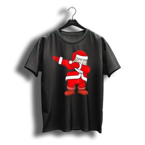 Dabbing Santa Claus Christmas Dance Pose Holiday Fun T-Shirt