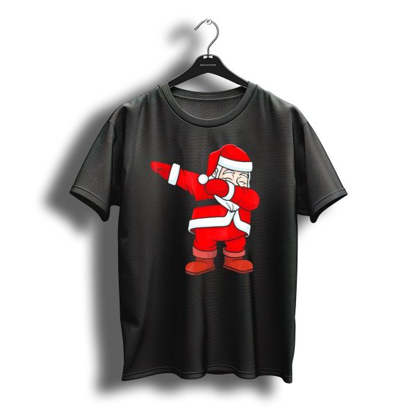 Dabbing Santa Claus Christmas Dance Pose Holiday Fun T Shirt t shirt 1