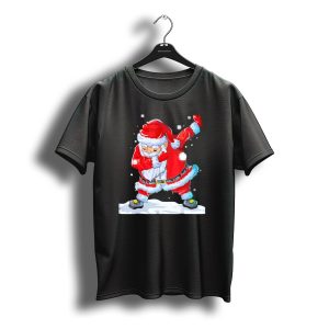 Dabbing Santa Claus Christmas Funny Festive Pose T-Shirt