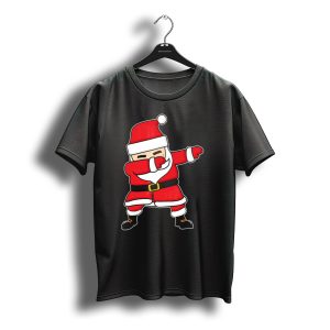 Dabbing Santa Claus Funny Christmas Pose T-Shirt