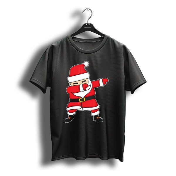 Dabbing Santa Claus Funny Christmas Pose T Shirt t shirt 1