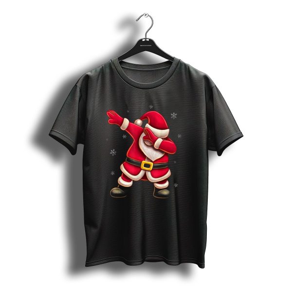 Dabbing Santa Cute Santa Claus Dab Christmas Snowflakes T Shirt t shirt 1