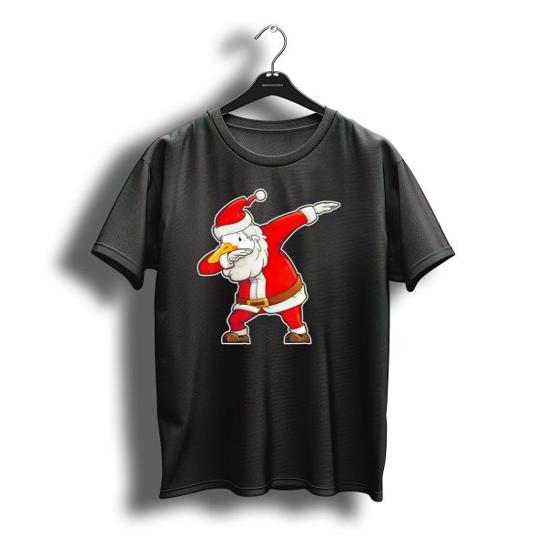 Dabbing Santa Goose Christmas T Shirt t shirt 1