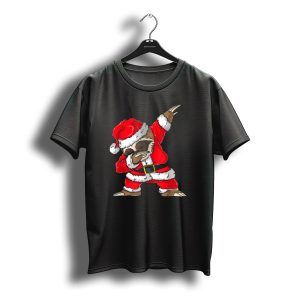 Dabbing Santa Sloth Merry Slothmas Christmas Fun T-Shirt