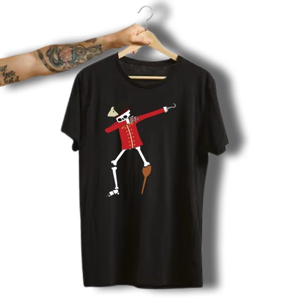 Dabbing Skeleton Pirate With Hat And Hook Halloween Dab T Shirt 1 t shirt 1