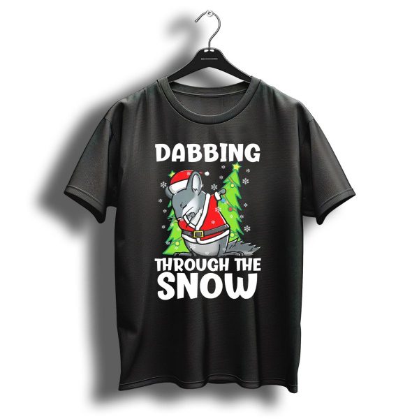Dabbing Through The Snow Funny Chinchilla Christmas Holiday T Shirt 1 t shirt 1