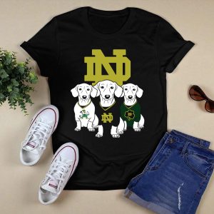 Dachshund Notre Dame Fighting Irish T-Shirt