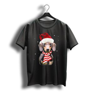 Dachshund Santa Merry Xmas Christmas Snoâ∏Ω T-Shirt