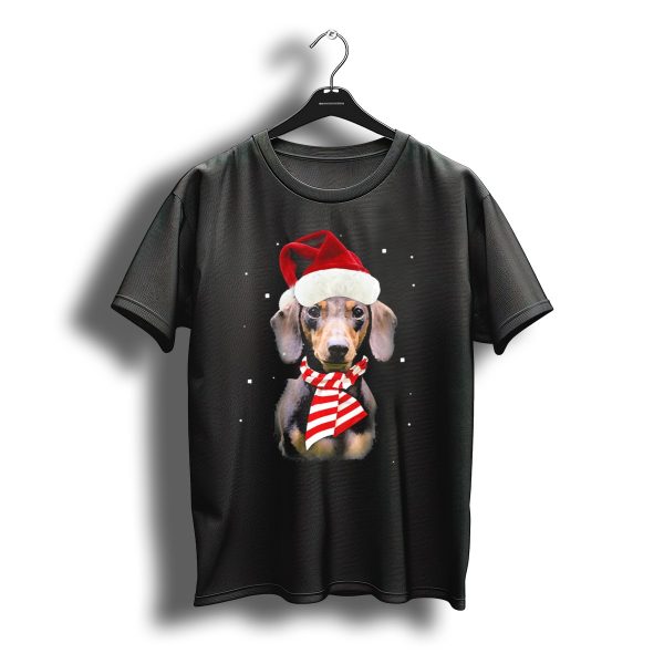 Dachshund Santa Merry Xmas Christmas SnoA%E2%88%8F%CE%A9 T Shirt t shirt 1