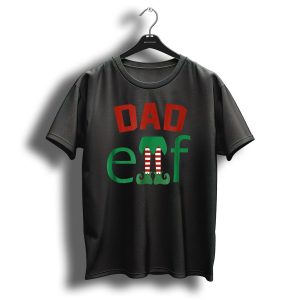 Dad Elf Christmas Family Matching Holiday T-Shirt