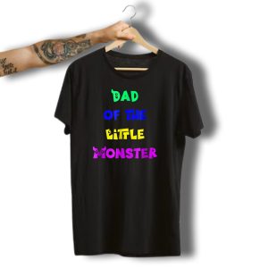 Dad Of The Little Monster Funny Halloween Costumes65 T-Shirt