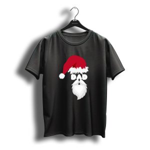 Dad Santa Hat Beard Christmas Family T-Shirt
