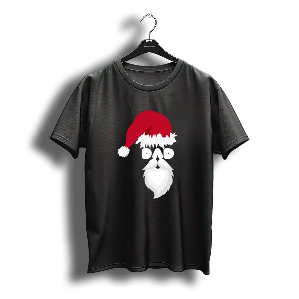 Dad Santa Hat Beard Christmas Family T Shirt t shirt 1
