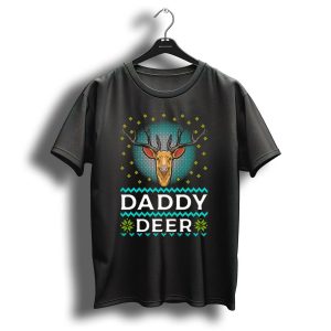 Daddy Deer Matching Family Christmas Pajama Holiday Reindeer T Shirt