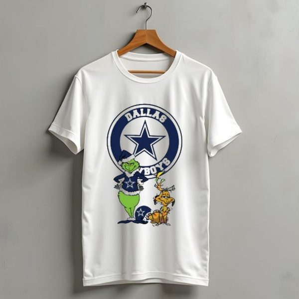 Dallas Cowboys Grinch And Max Merry Christmas T Shirt 1 t shirt 1
