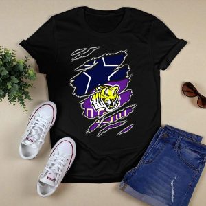 Dallas Cowboys Lsu Tigers Combine T-Shirt