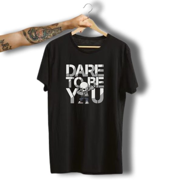 Dare To Be You Halloween Skeleton Dabbing T Shirt 1 t shirt 1