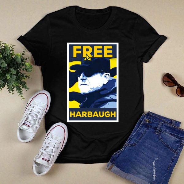 Dave Portnoy Wearing Free Harbaugh Shirt Black 1