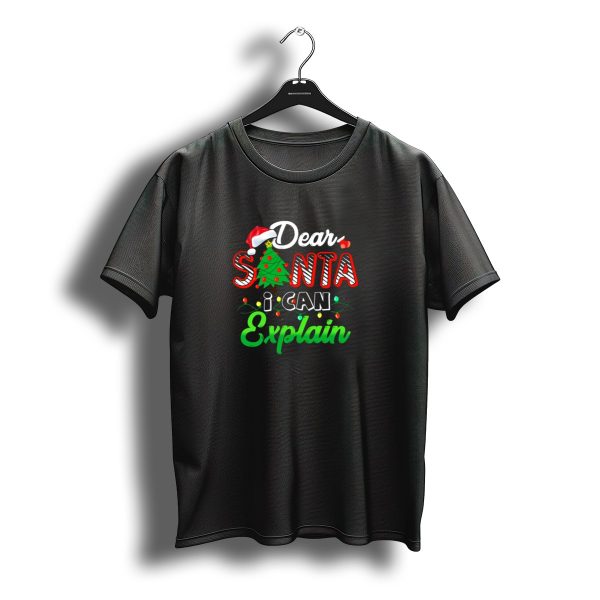 Dear Santa I Can Explain Christmas Tree T Shirt t shirt 1