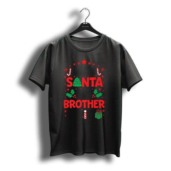 Dear Santa My Brother Did It Christmas Tree Candy Canes Holly Gift T Shirt t shirt 1