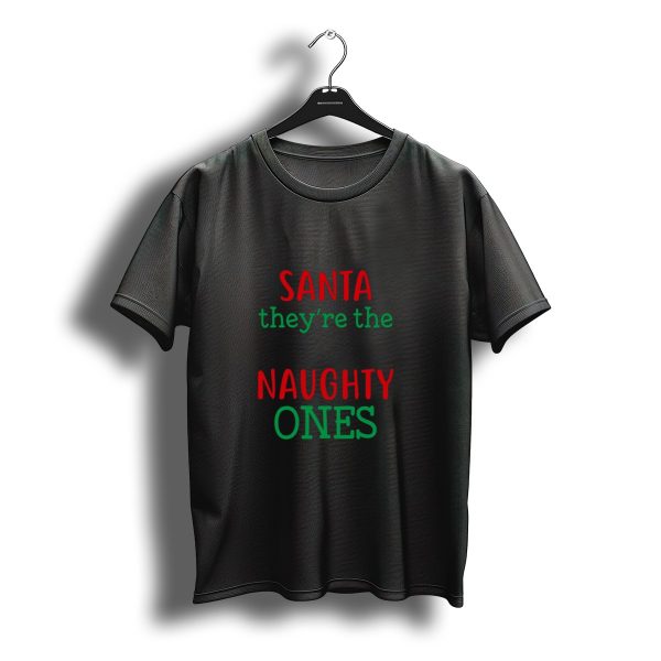 Dear Santa Theyre The Naughty Ones Christmas Arrow T Shirt t shirt 1