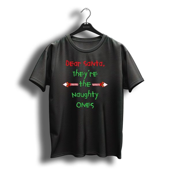 Dear Santa Theyre The Naughty Ones Christmas Arrows T Shirt t shirt 1