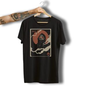 Death Halloween Vintage Style Rip T-Shirt