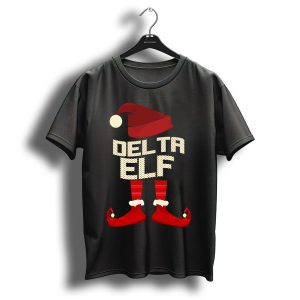 Delta Elf Matching Group Family Christmas Party T-Shirt
