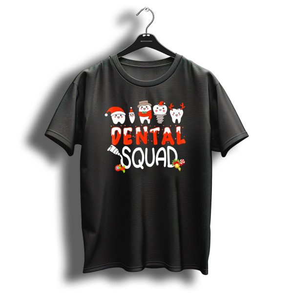 Dental Squad Tooth Christmas Santa Reindeer Festive Dent T Shirt 1 t shirt 1