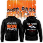 Denver Broncos 2025 Afc West Champions All-Over Print Hoodie