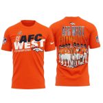 Denver Broncos Afc West Champions 2025 All-Over Print T-Shirt