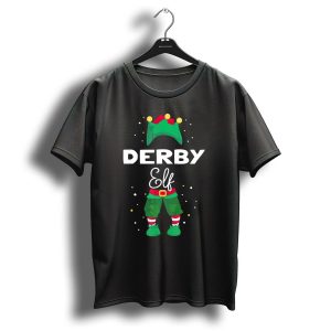Derby Elf Christmas Tree Lights T-Shirt