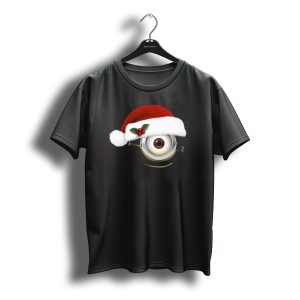 Despicable Me Minions Christmas Santa Hat Holiday T-Shirt