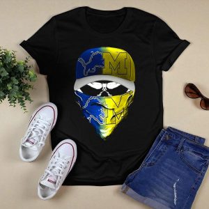 Detroit Lions Michigan Wolverines Skum T-Shirt