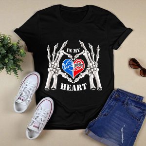 Detroit Lions Ohio State Buckeyes In My Heart T Shirt