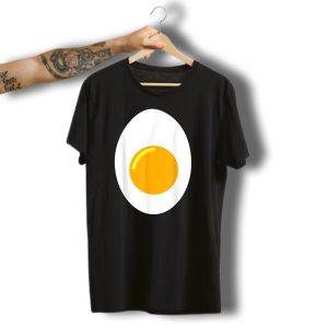 Deviled Egg Costume Add Devil Horns And Tail Funny Halloween T-Shirt