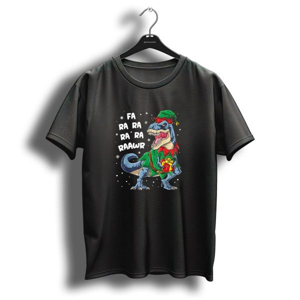 Dinosaur Christmas Fa Ra Ra Rawr Rex Elf Gift Present T Shirt 1 t shirt 1
