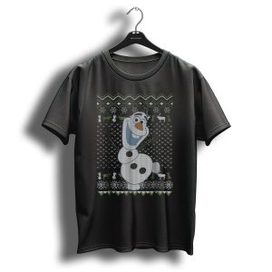 Disney Frozen Olaf Sven Ugly Christmas T Shirt