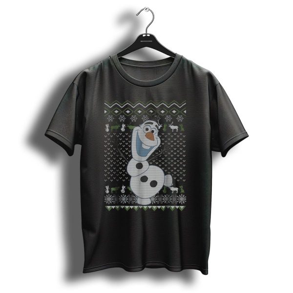 Disney Frozen Olaf Sven Ugly Christmas T Shirt 1 t shirt 1